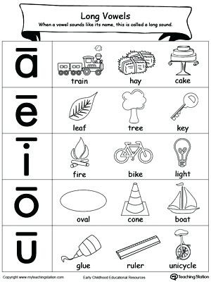 Long Vowels Worksheets First Grade Long Vowel Activities Long Vowels sound Picture Reference