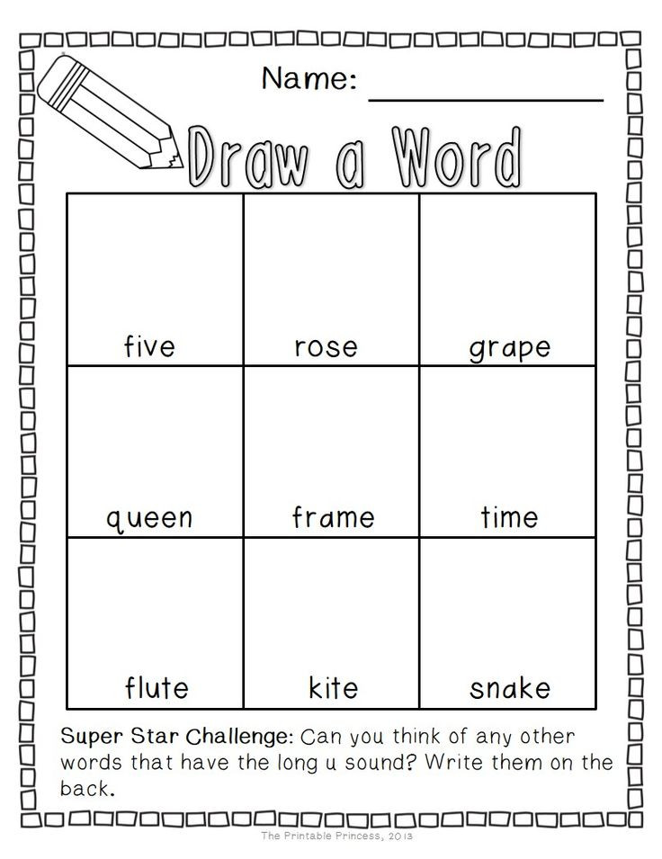 Long Vowels Worksheets First Grade Long Vowel Worksheets Kindergarten &amp; Long and Short Vowel
