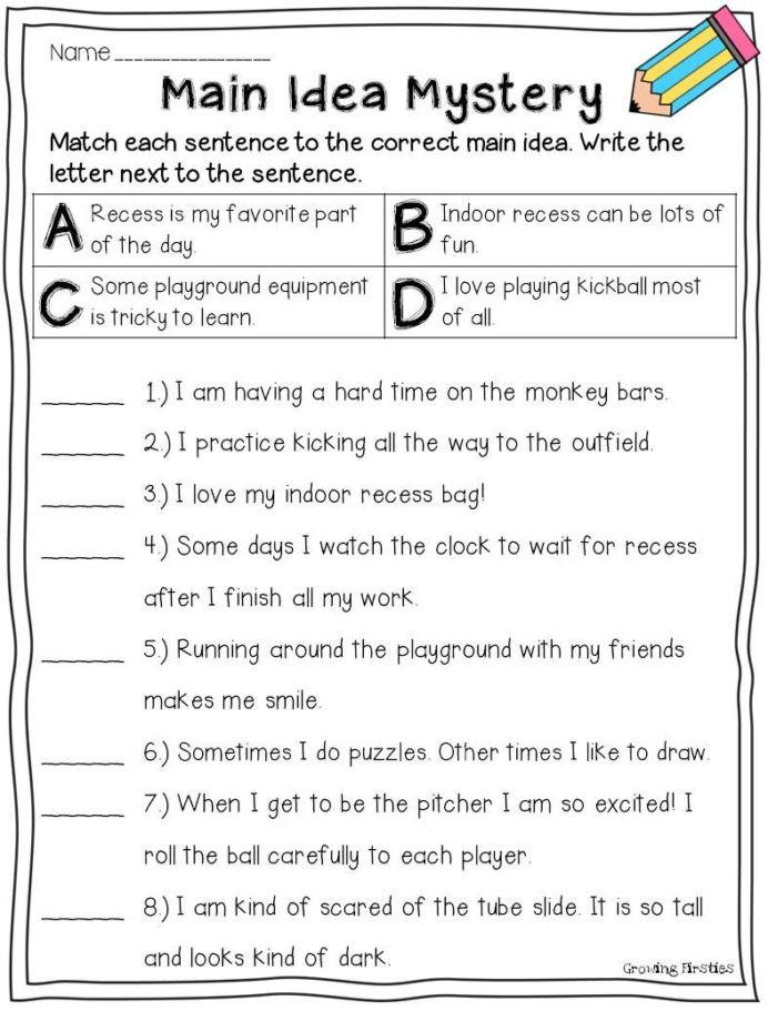 Main Idea 2nd Grade Worksheet Slide31 Reading Lessons Free Main Idea Worksheets 2nd
