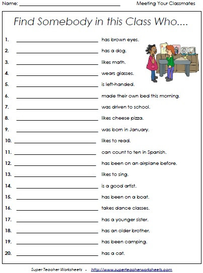 Making Friends Worksheets Kindergarten Back to School Classroom Friends Game