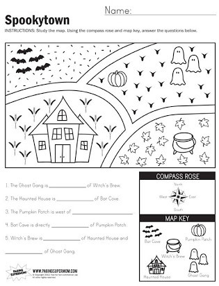 Map Worksheets 2nd Grade Free Map Skills Worksheets Second Grade