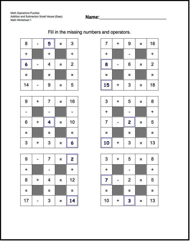 Middle School Math Puzzles Printable Fun Math Worksheets for Middle School Free In 2020
