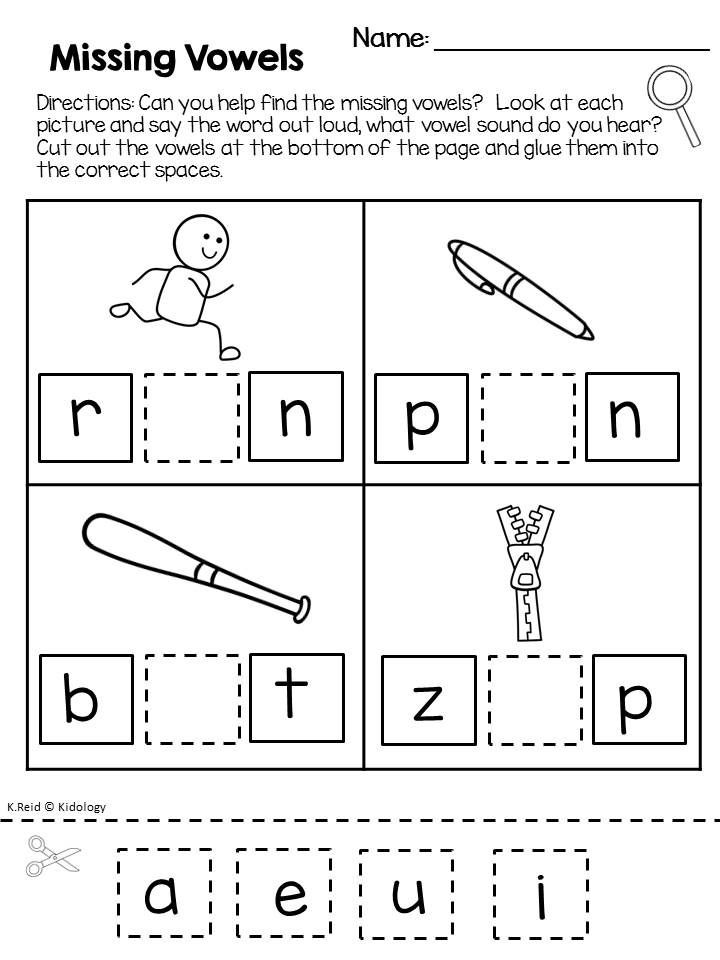 Middle sounds Worksheets for Kindergarten Cvc Worksheet New 58 Cvc Short Vowel Worksheet