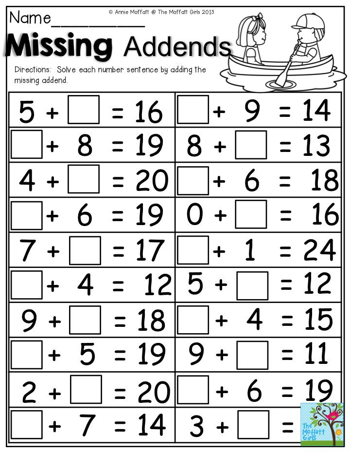 Missing Addend Worksheets 1st Grade 67 [pdf] Math Worksheets for Grade 1 Missing Addends