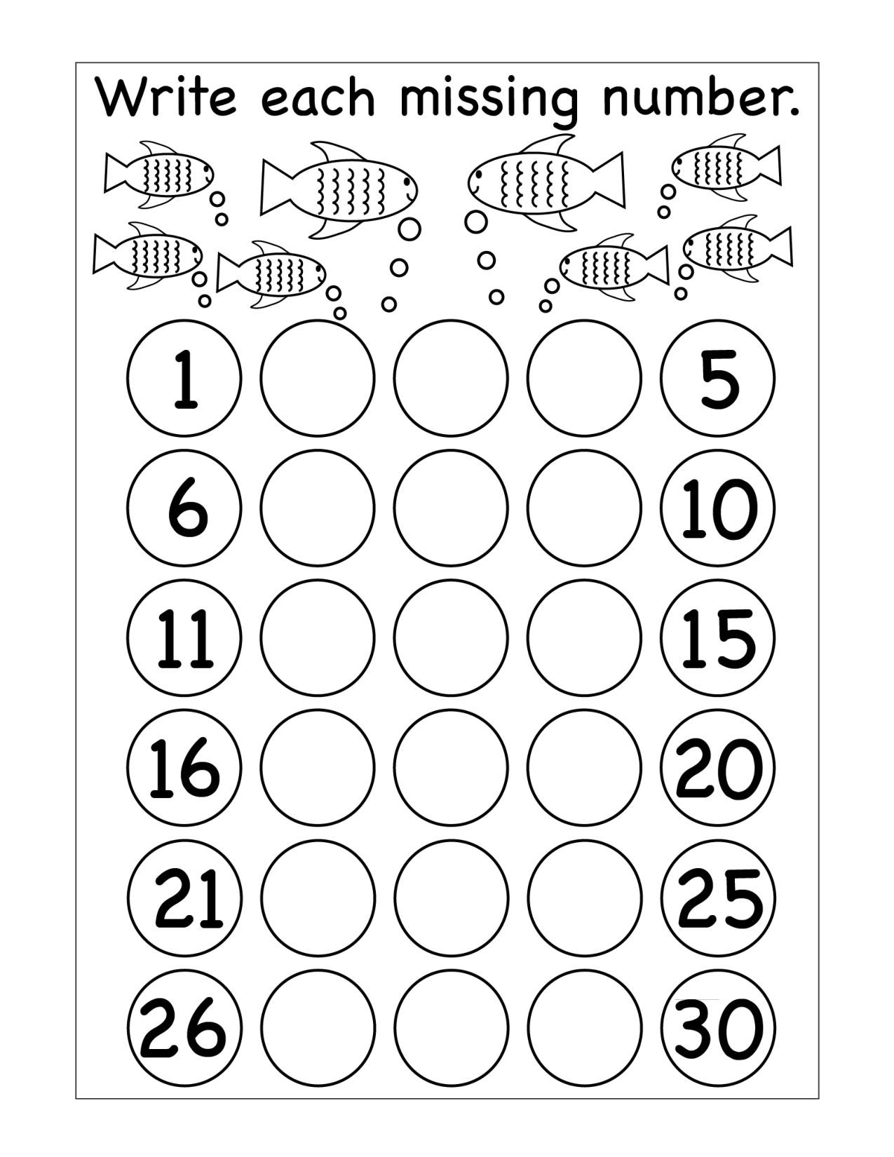 Missing Number Worksheet Kindergarten Missing Numbers Archives