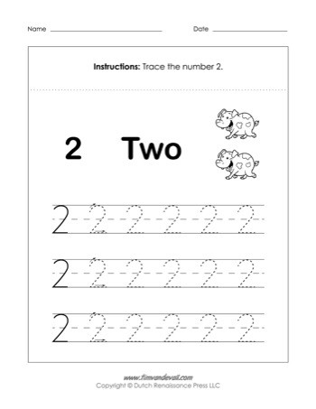 Number 2 Worksheets for Preschool Number 2 Worksheet Tim S Printables
