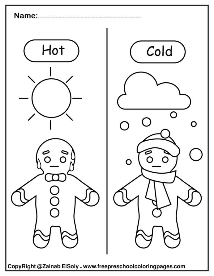 Opposites Worksheet for Kindergarten Set Gingerbread Man Opposites for Kids Washing Worksheets