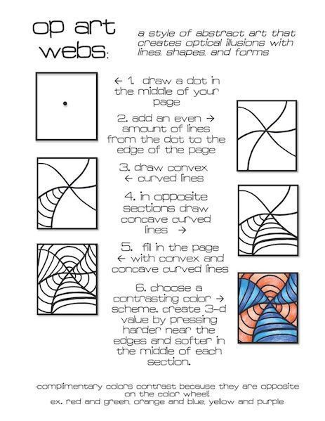 Optical Illusion Worksheets Printable Op Art