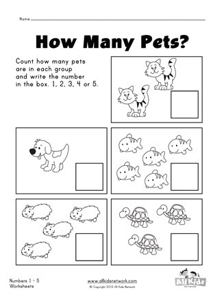 Optical Illusion Worksheets Printable Pets Counting Practice Worksheet