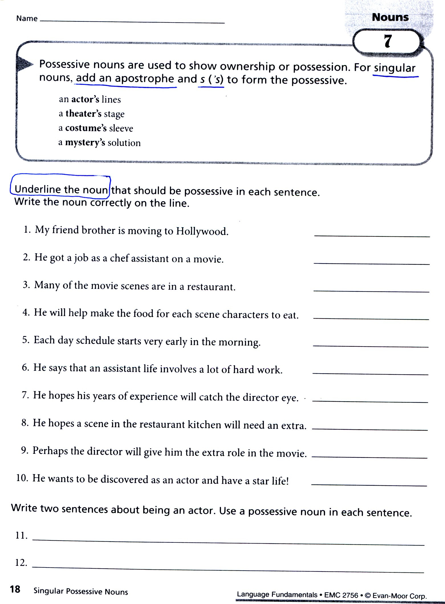 Plural Nouns Worksheet 5th Grade 28 [ Noun Worksheets 5th Grade ]