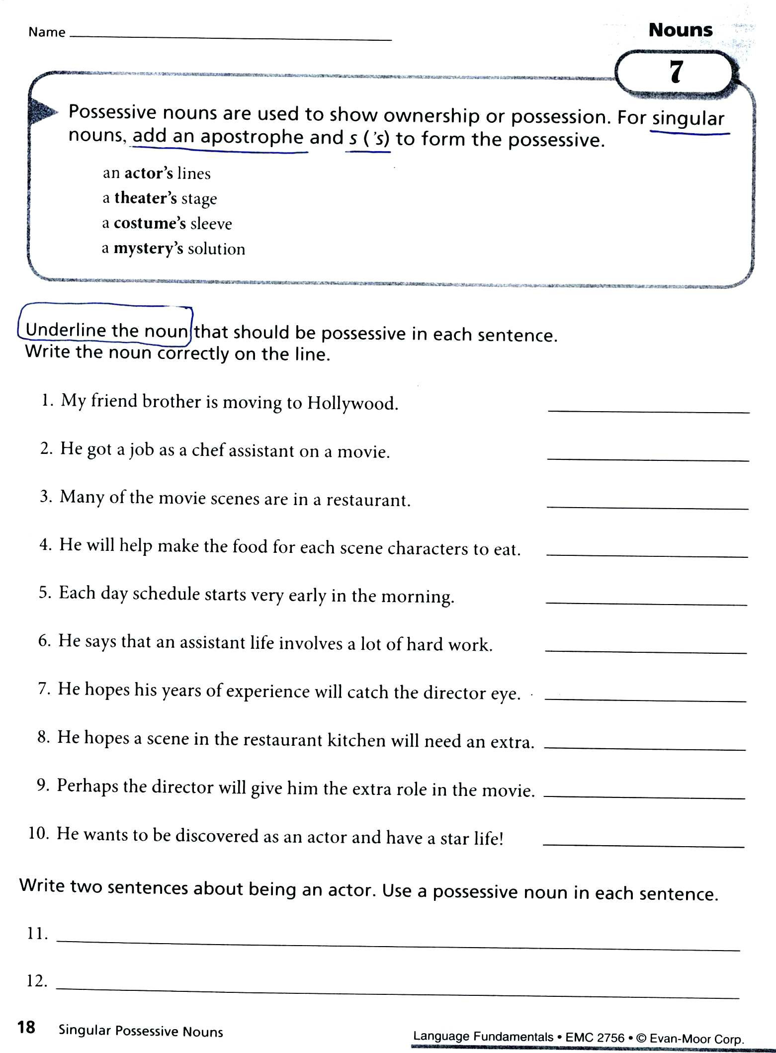 Plurals Worksheet 3rd Grade Noun Worksheets 3rd Grade Useful Worksheets Singular and
