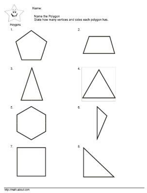 Polygon Worksheets 2nd Grade 2nd Grade Math Teach the Kids Polygons with these Nifty