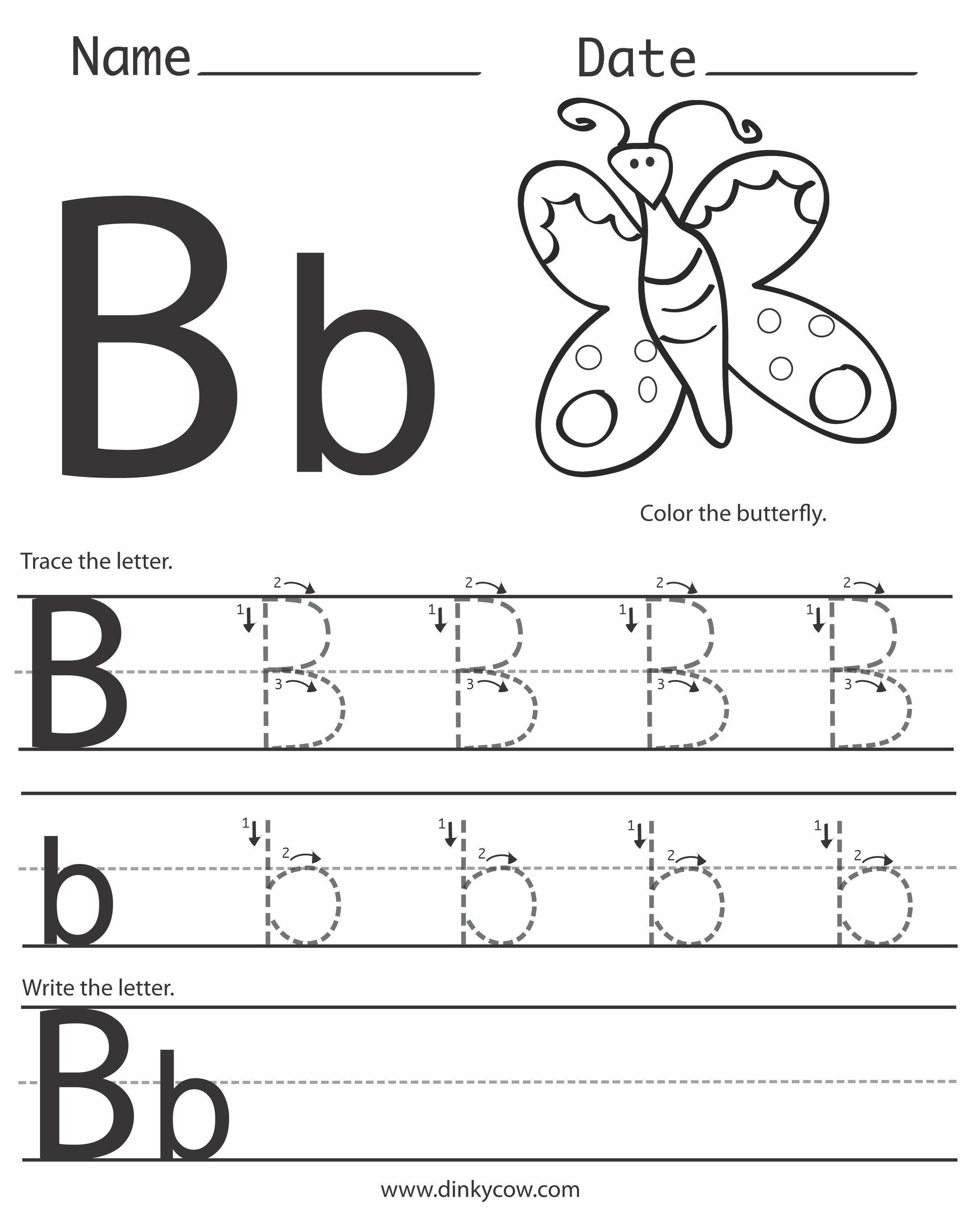 Preschool Worksheets Letter B Related Image