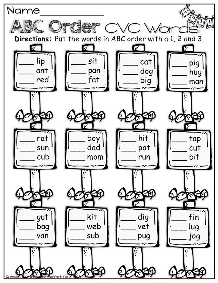 Printable Abc order Worksheets Abc order Worksheets Kindergarten Free Kindergarten Abc