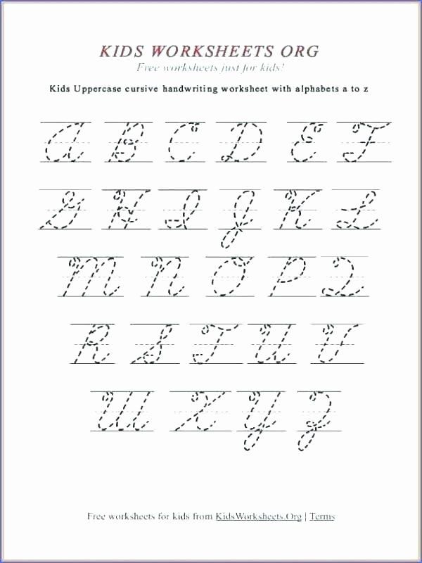 Printable Cursive Alphabet Chart Free Printable Cursive Alphabet Chart Free Kindergarten