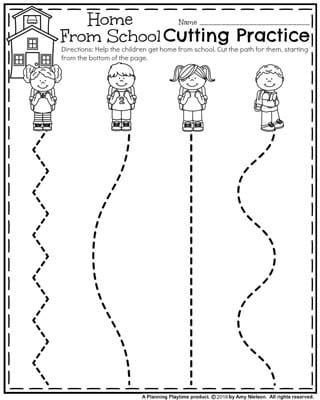 Printable Cutting Worksheets for Preschoolers Printable Cutting Worksheets for Preschoolers that are