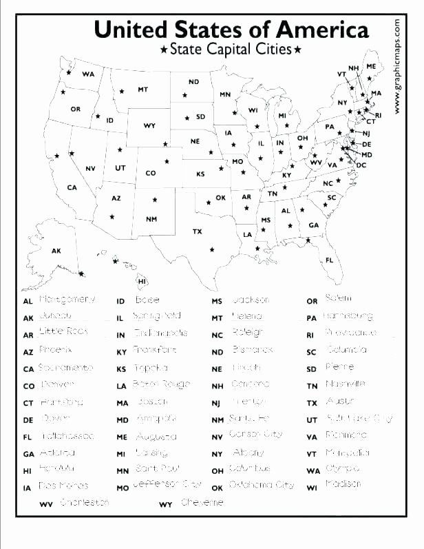 Printable State Capitals Quiz Printable States and Capitals Quiz Printable States Quiz