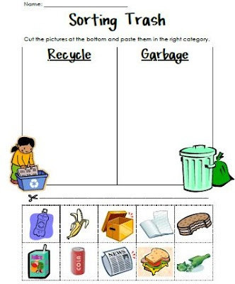 Recycle Worksheets for Kindergarten Reduce Reuse Recycle Lessons Tes Teach