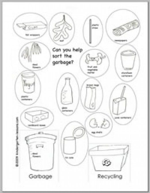 Recycling Worksheets for Kindergarten Recycling Worksheets for Kids