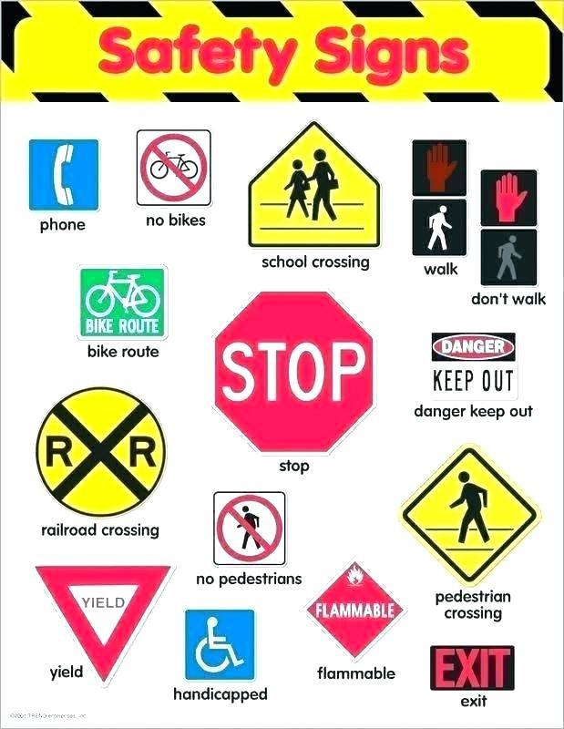 Safety Signs Worksheets for Kindergarten Free Printable Safety Worksheets – Goodaction