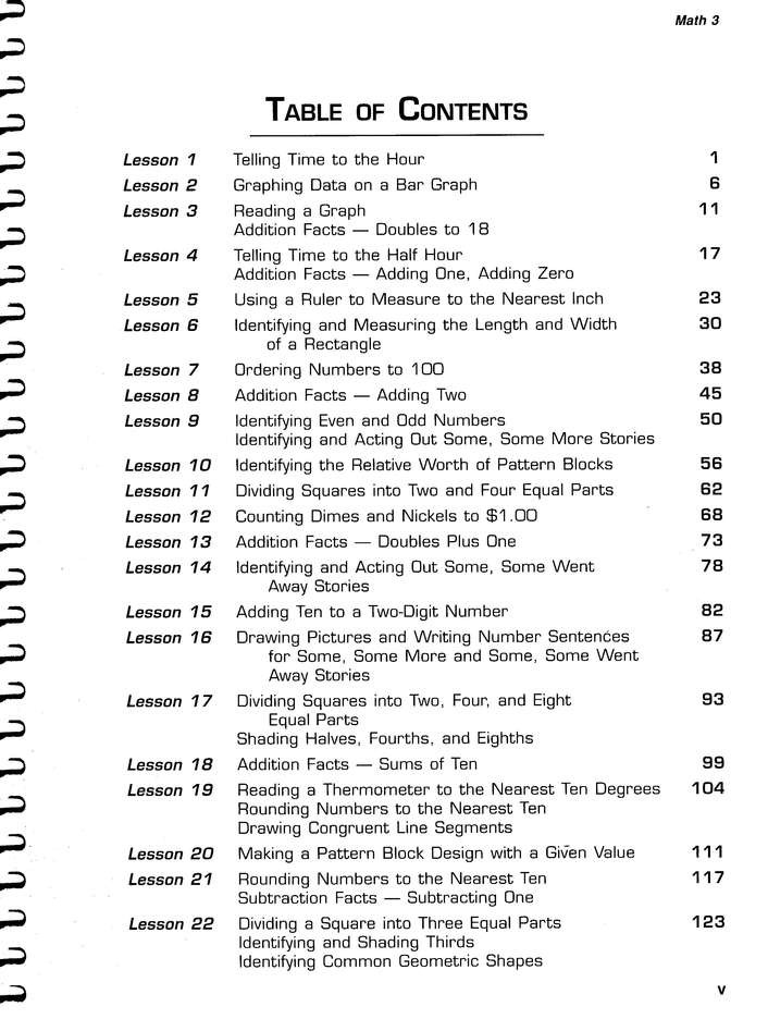 Saxon Math 1st Grade Worksheets Saxon Math 3 Home Study Teacher S Edition 1st Edition