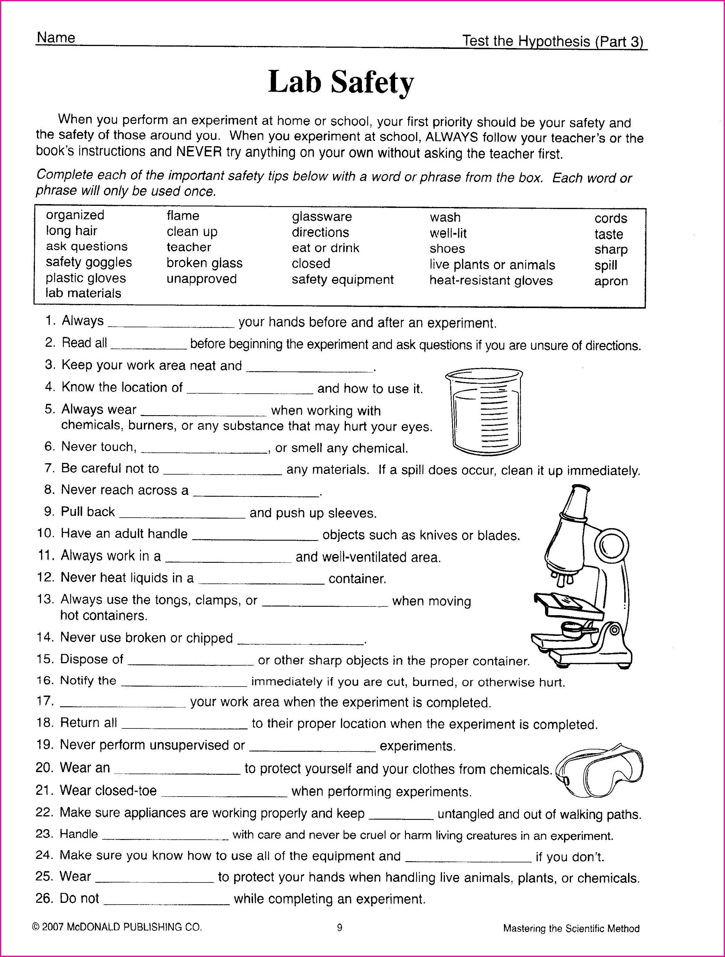Scientific Method Worksheets 5th Grade Fifth Grade Scientific Method Printable Worksheet