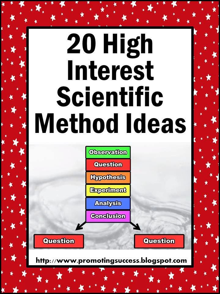Scientific Method Worksheets 5th Grade Promoting Success Scientific Method Activities for 4th 5th