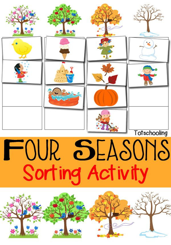 Seasons Worksheets for Preschoolers Seasons Lessons Tes Teach