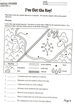 Second Grade Map Skills Worksheets Free Printable Map Worksheets 2nd Grade