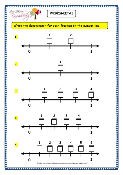 Second Grade Number Line Worksheets Fraction Number Line Worksheets Grade 3 &amp; Number Line
