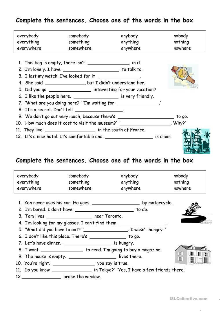 Second Grade Pronoun Worksheets English Esl Indefinite Pronouns Worksheets Most Ed