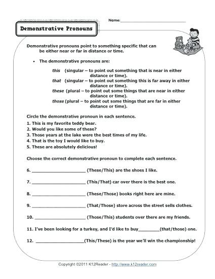 Second Grade Pronoun Worksheets Pronouns Worksheets 2nd Grade – whogonefight