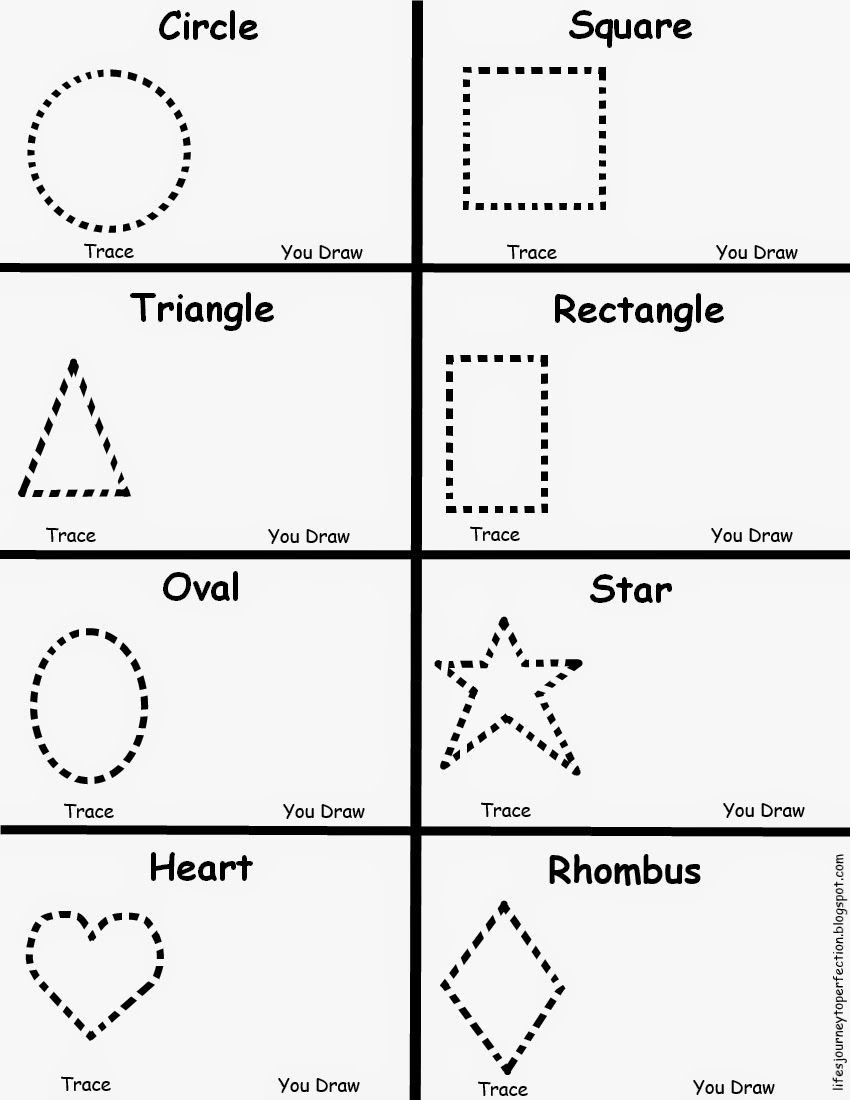 Shapes Worksheet for Kindergarten Preschool Shapes Worksheet