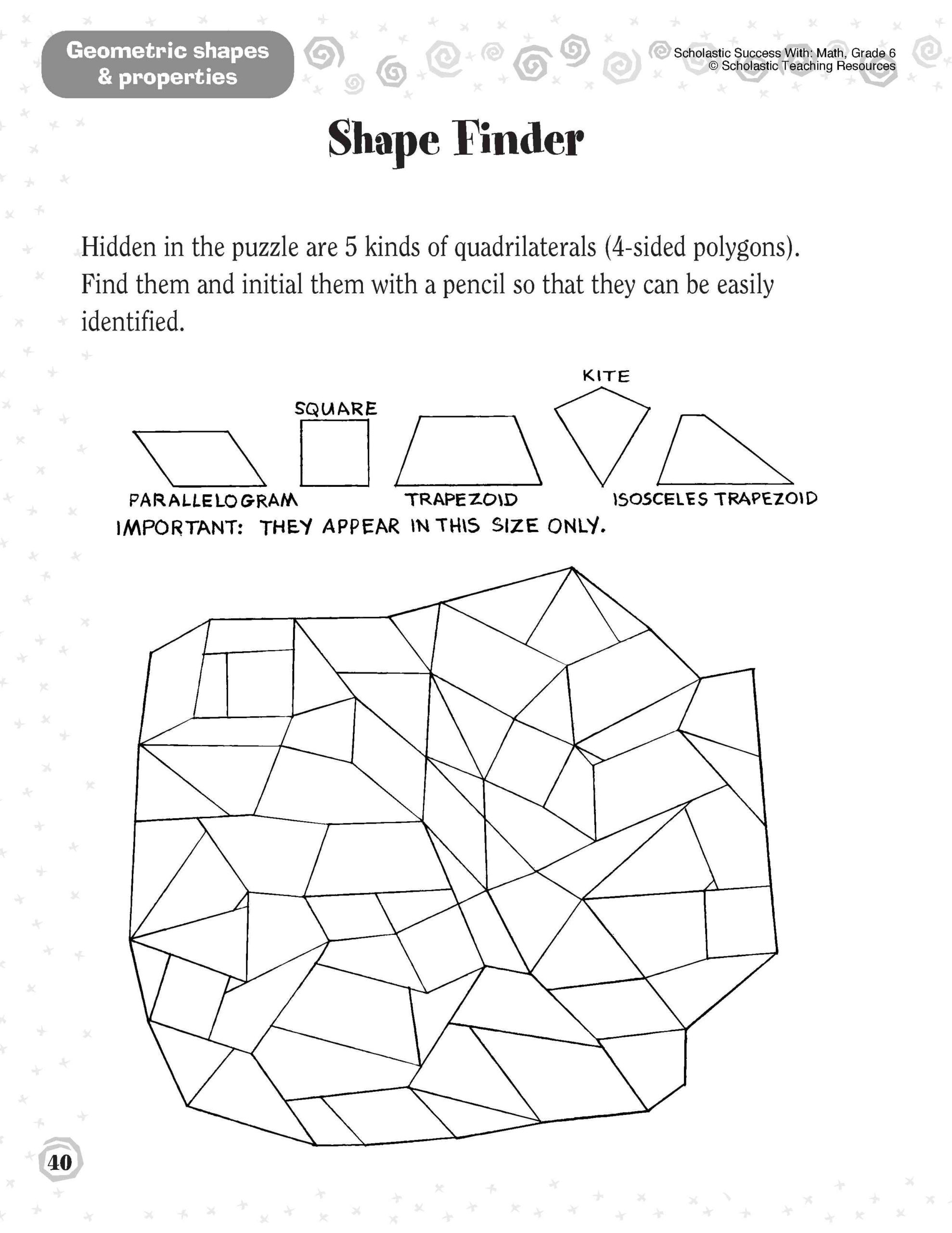 Shapes Worksheets 1st Grade Shapes Worksheet 1st Grade Printable Worksheets and