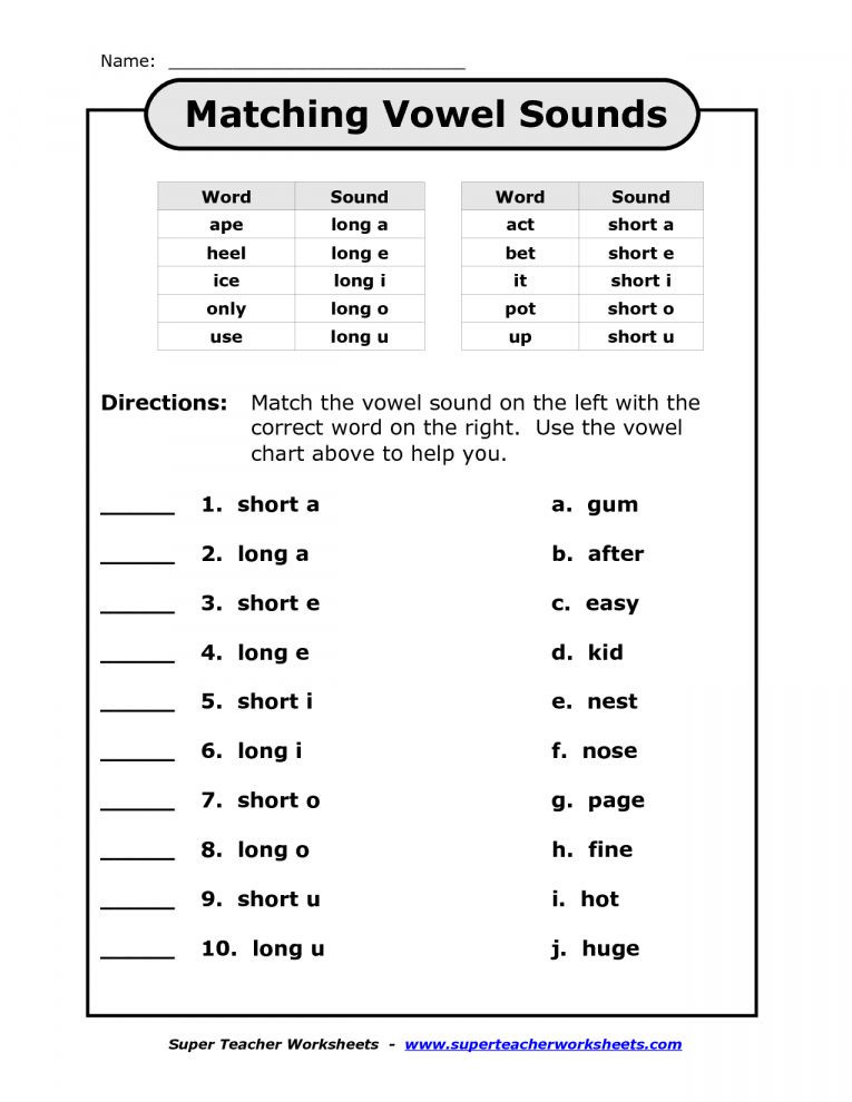 Short Vowel Worksheets 2nd Grade 11 4th Grade Worksheet Long E and Short E Grade
