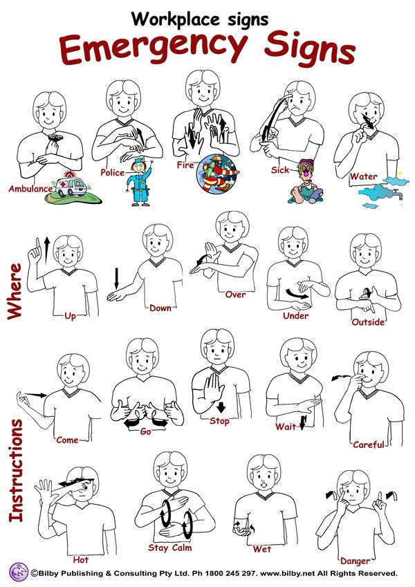 Sign Language Poster Printable Printable Sign Language Pictures Bing Images