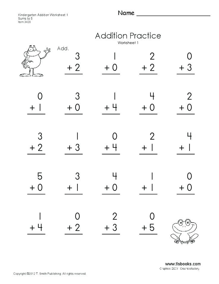Simple Addition Worksheets for Kindergarten Adding for Kindergarten Simple Addition Worksheets for