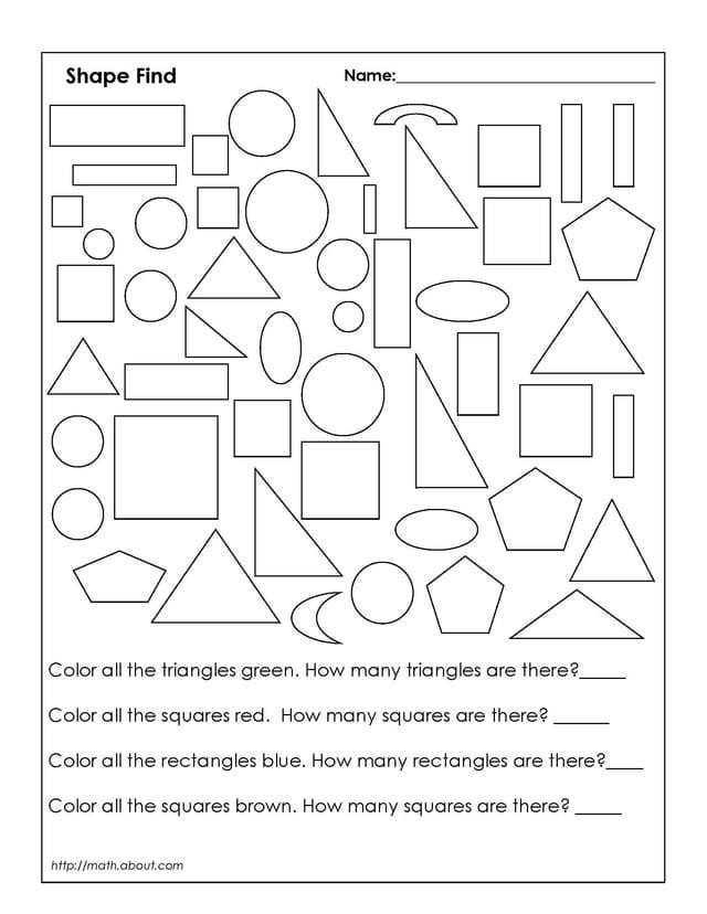 Sorting Shapes Worksheets First Grade 1st Grade Geometry Worksheets for Students