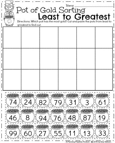 Sorting Worksheets for First Grade March First Grade Worksheets