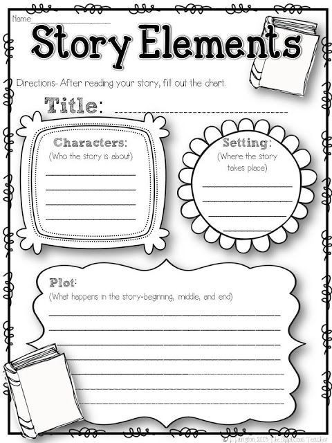 Story Elements Worksheet 5th Grade Five for Friday the 2nd Week In and A Freebie