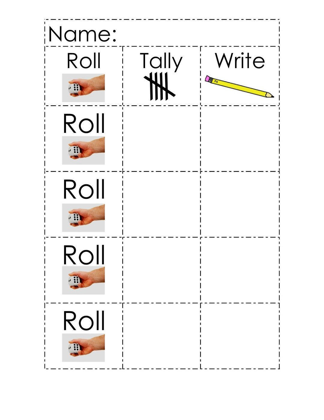 Tally Mark Worksheets for Kindergarten Tally Marks Worksheet