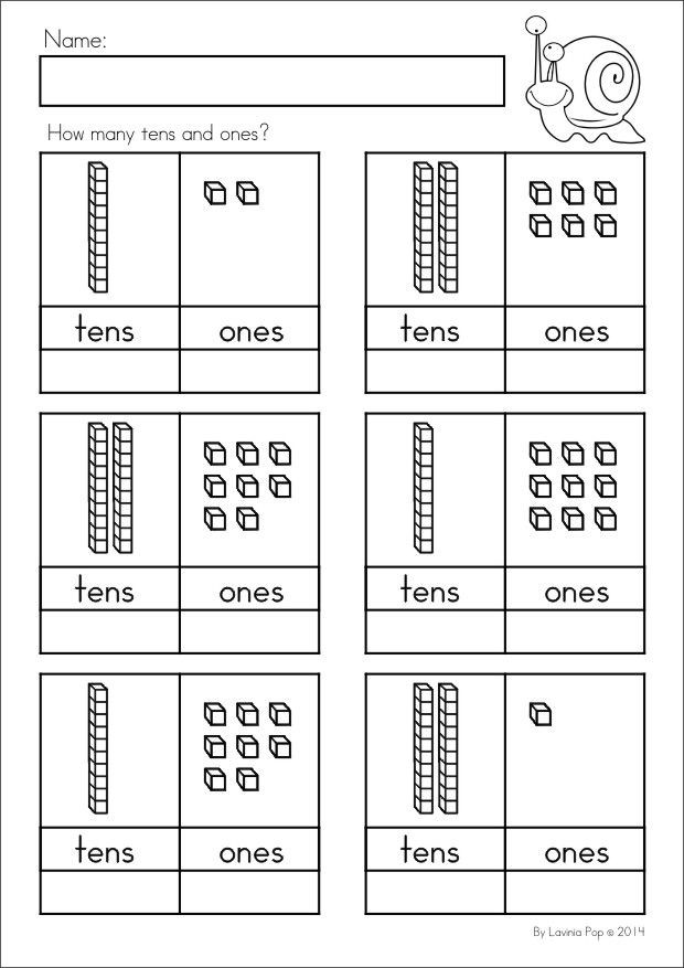 Tens and Ones Worksheets Kindergarten Spring Kindergarten Math and Literacy Worksheets