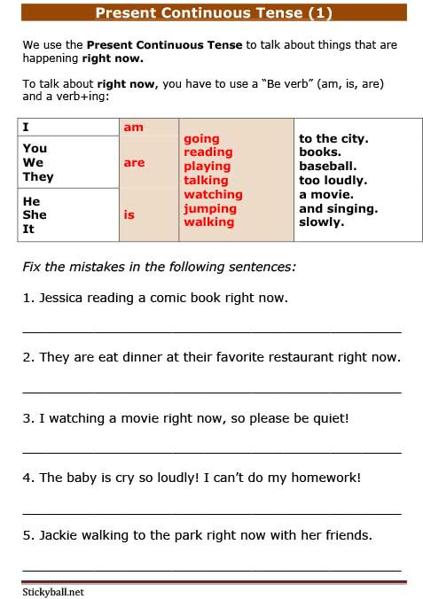 20 Tenses Worksheets For Grade 5 Desalas Template