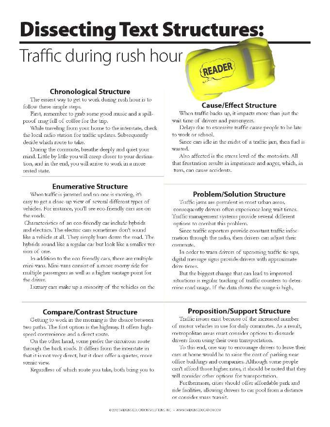 20 Text Structure 5th Grade Worksheets Desalas Template
