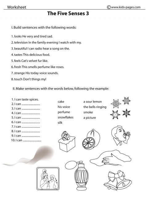 Theme Worksheets for 5th Grade Five Sense Worksheet New 755 Worksheets On Five Senses for