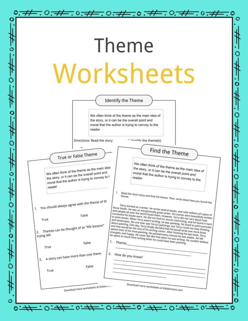 20 Theme Worksheets Grade 5 Desalas Template