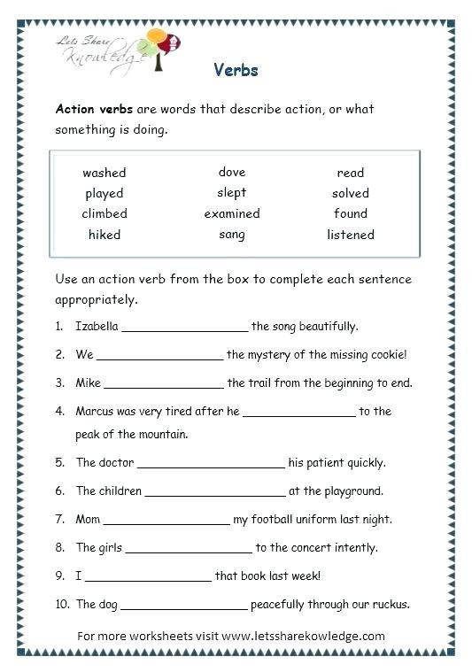 Third Grade Grammar Worksheets Grade 3 English Worksheets – Leter