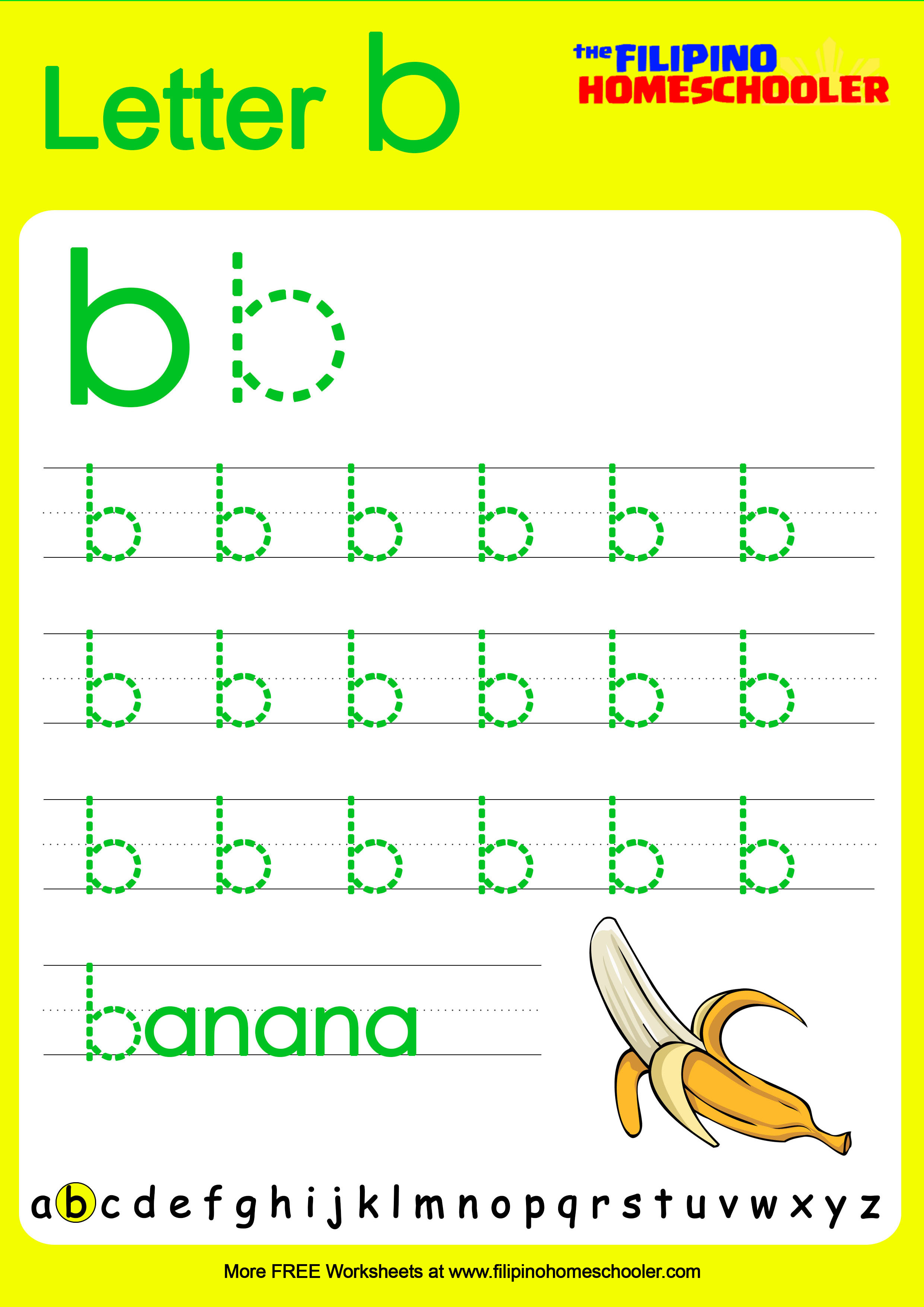 Tracing Lowercase Letters Printable Worksheets Free Lowercase Letter Tracing Worksheets — the Filipino