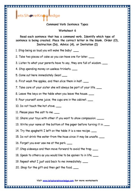 Verbs Worksheet 4th Grade Grade 4 English Resources Printable Worksheets topic