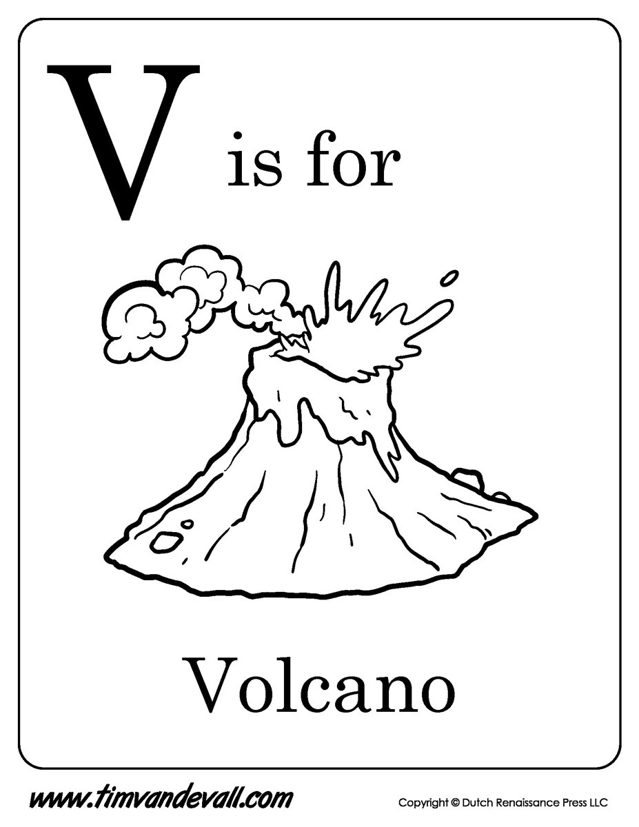 20 Volcano Worksheets For Kindergarten Desalas Template